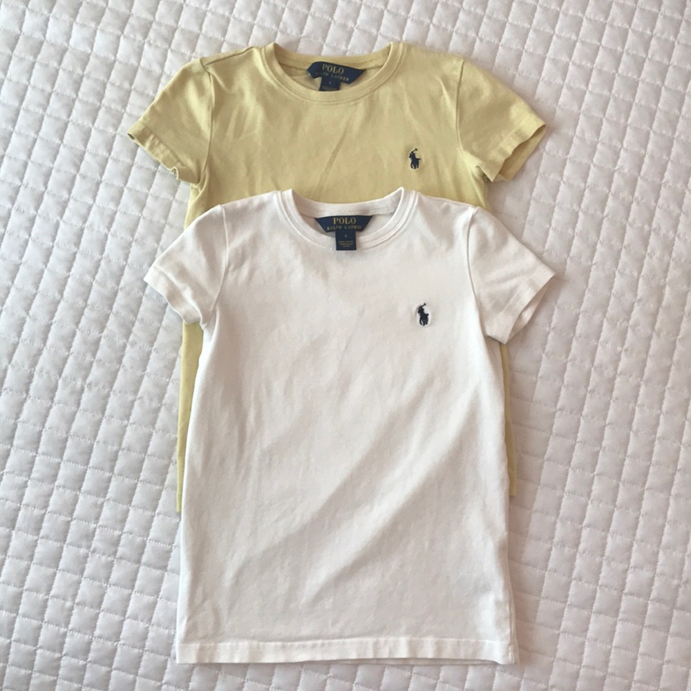 Girls Ralph Lauren Polo shirts sz 6